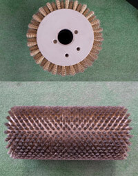 Hard stell wire brush